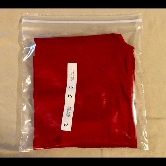 Croft&Barrow Red Classic T Long Sleeve Size PS - Picture 8 of 8